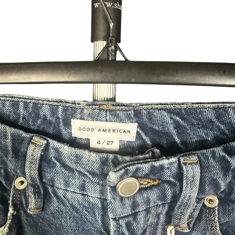 NWT Good American Good Boy Jean Side Fray 4 / 27 - Picture 7 of 10